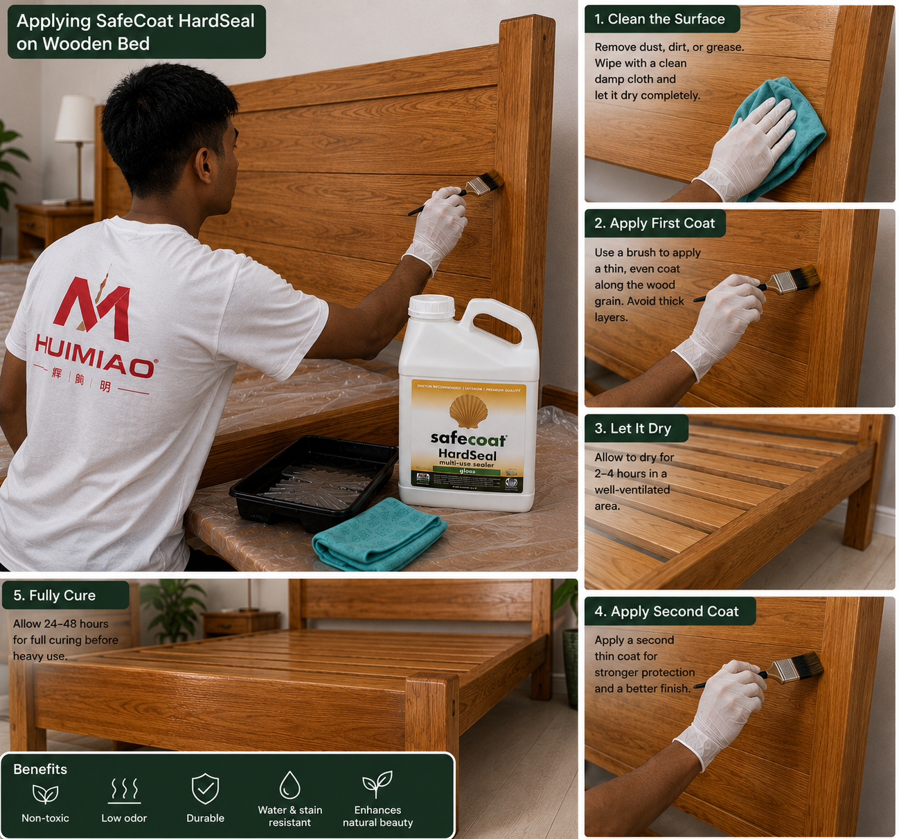 Safe Coat Hard Seal Singapore Cabinet & Surface Protective Coating